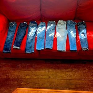 8 pair of Toddler (Girl) Jeans size 3T